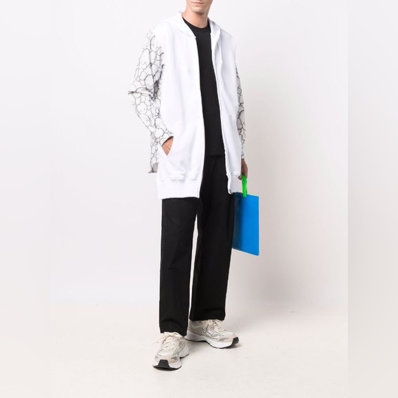 Comme Des Garçon x KAWS Zip Up Hoodie Shirt NWT - Picture 8 of 10